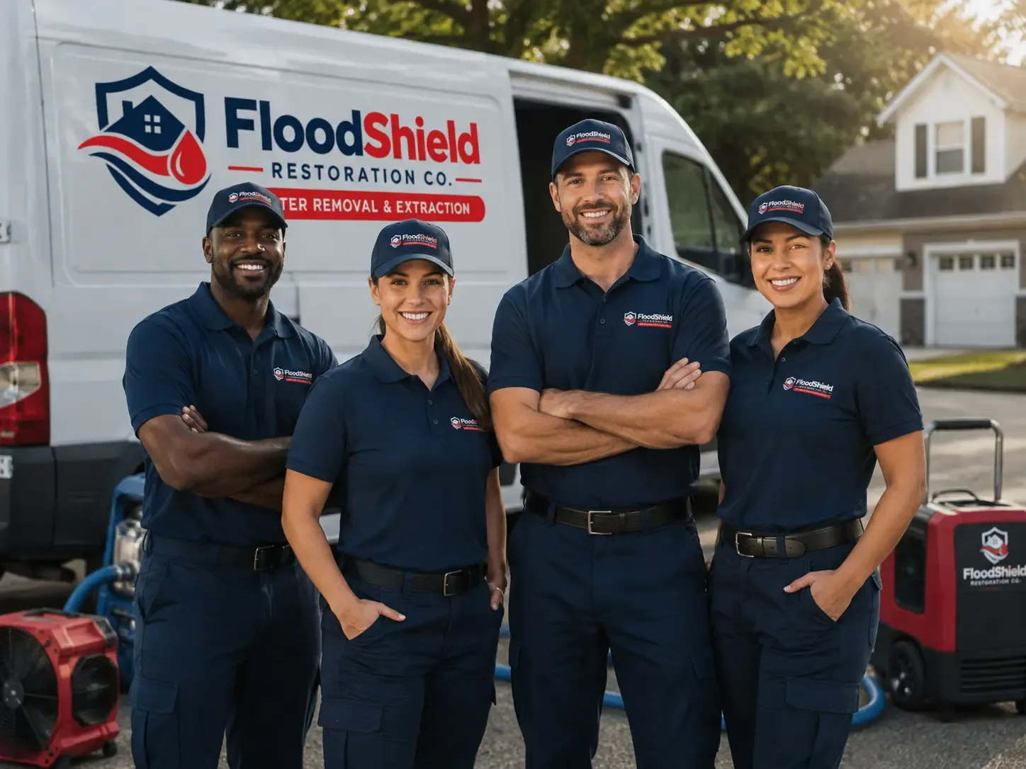 Flood Damage Restoration company in Harwood, MD